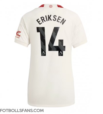 Manchester United Christian Eriksen #14 Replika Tredje Tröja Damer 2023-24 Kortärmad